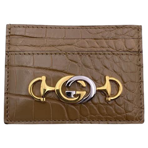 gucci id holder lanyard|gucci zumi card case wallet.